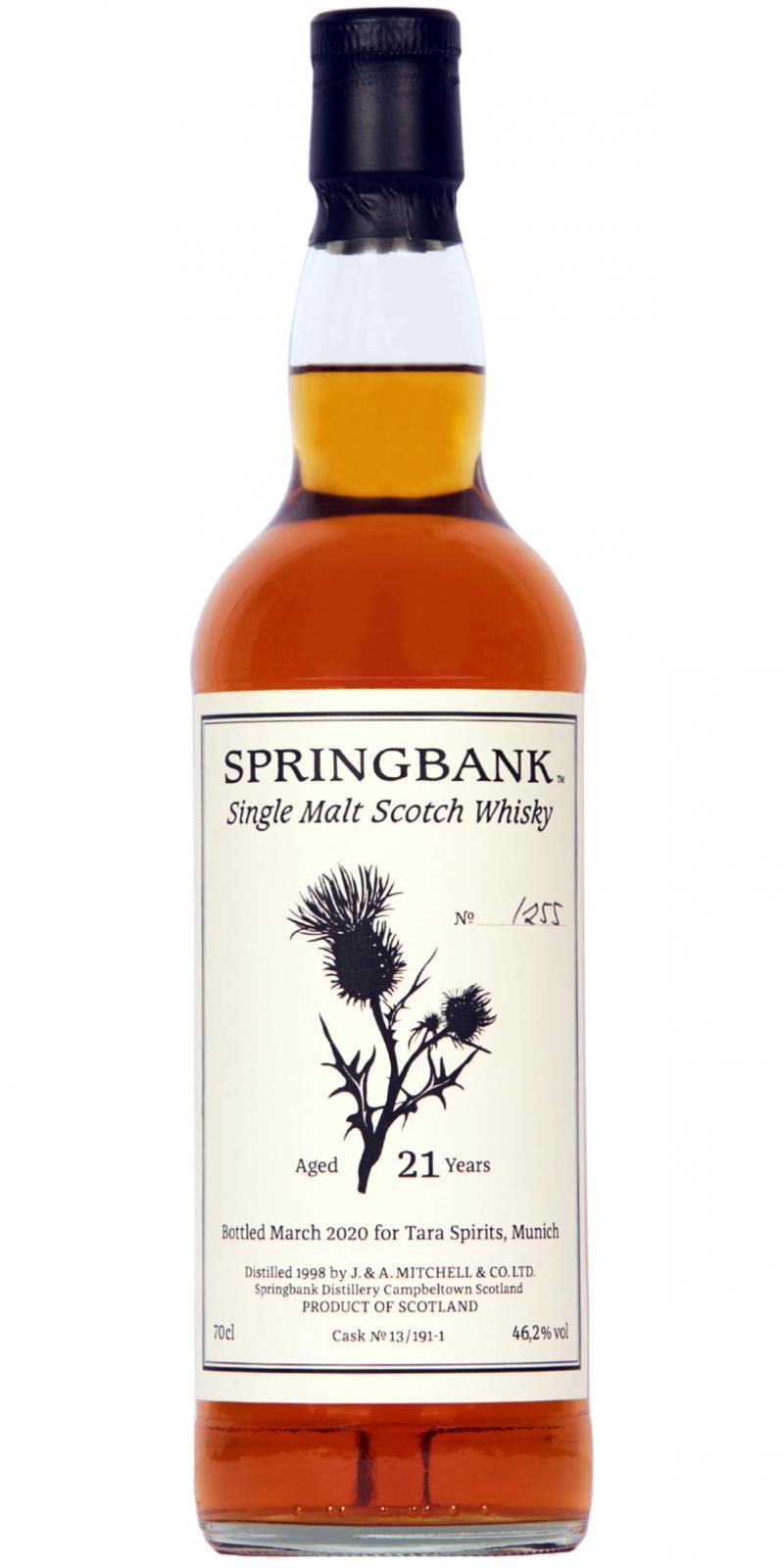 Springbank 1998 Private Bottling