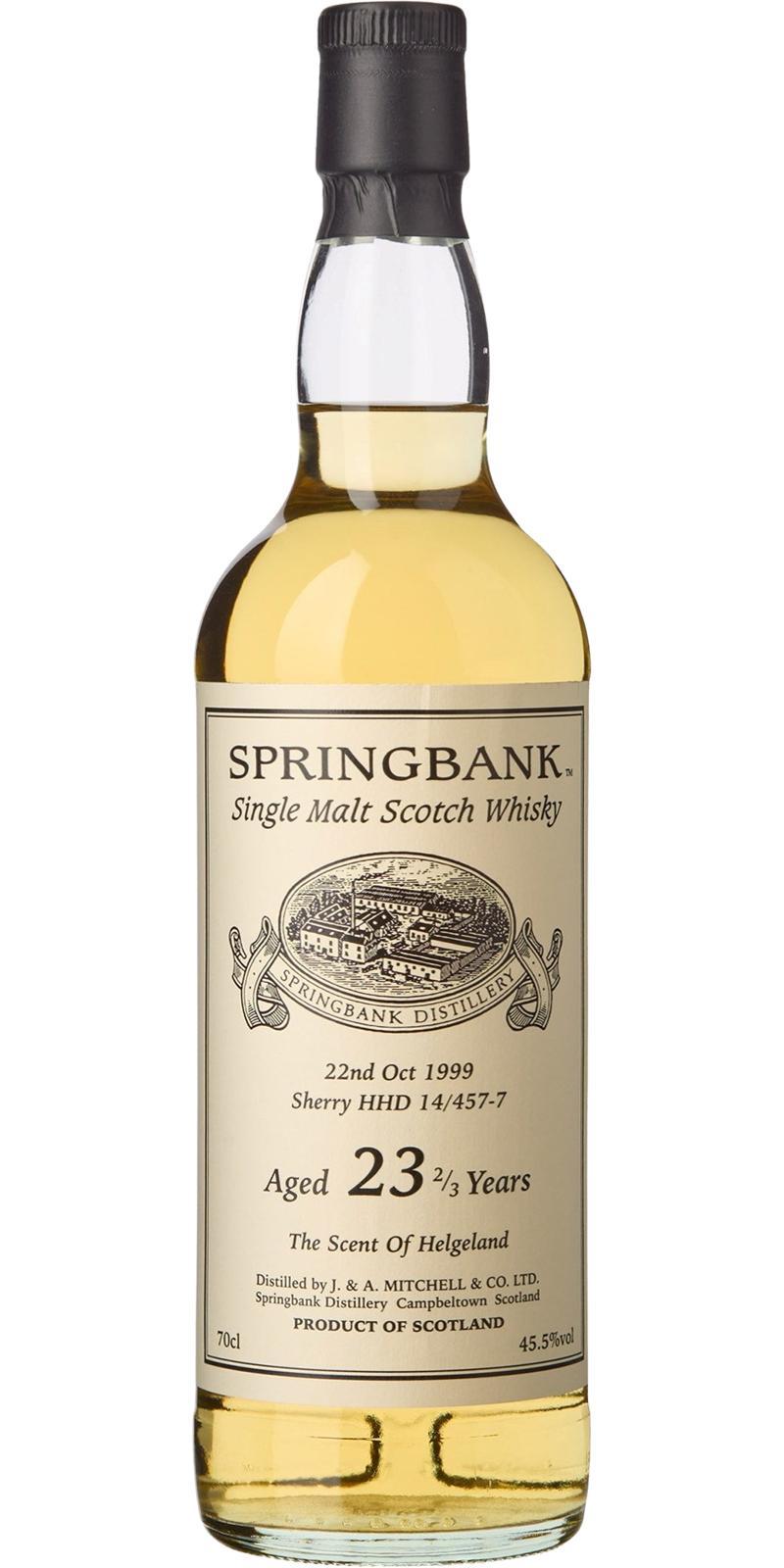 Springbank 1999 Private Bottling