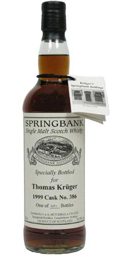 Springbank 1999 Private Bottling