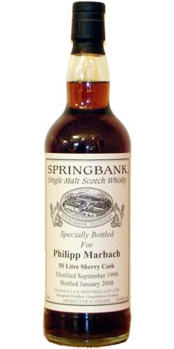 Springbank 1999 Private Bottling Philipp Marbach