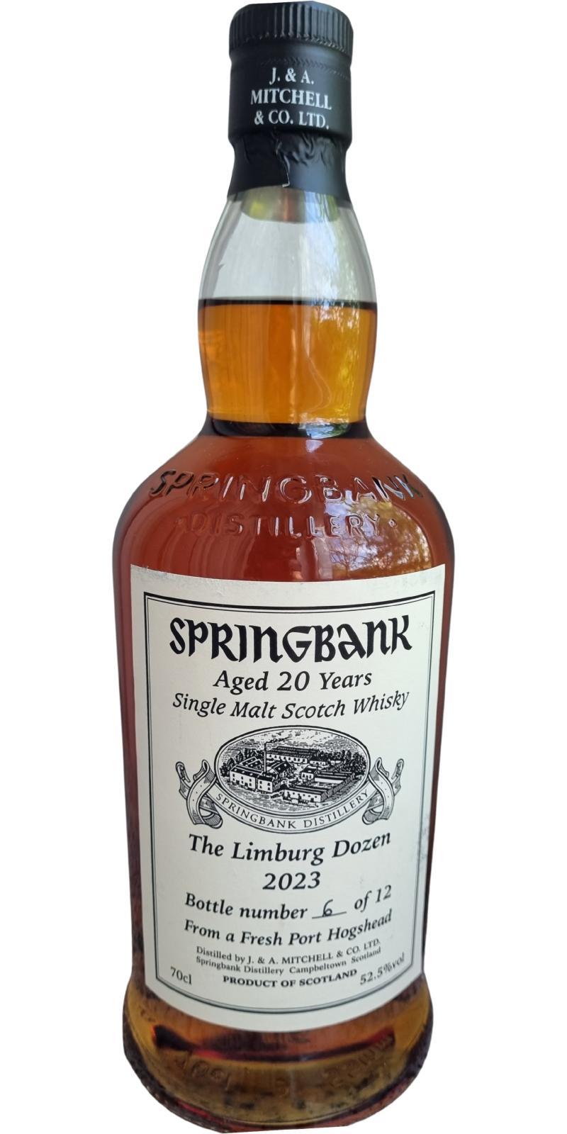 Springbank 20-year-old The Limburg Dozen