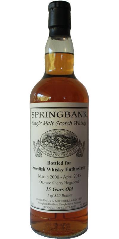 Springbank 2000 Private Bottling