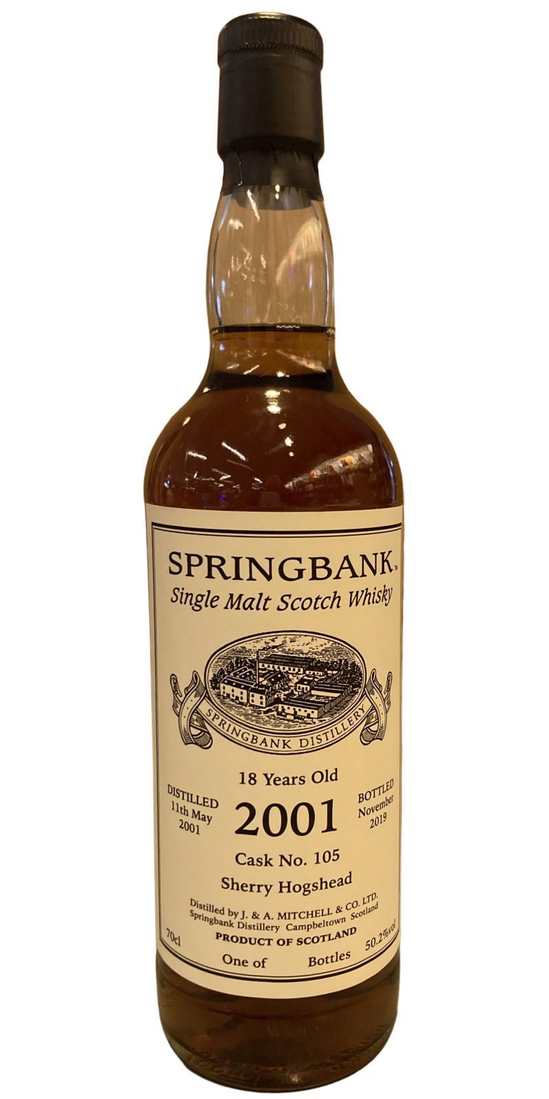 Springbank 2001 Private Bottling