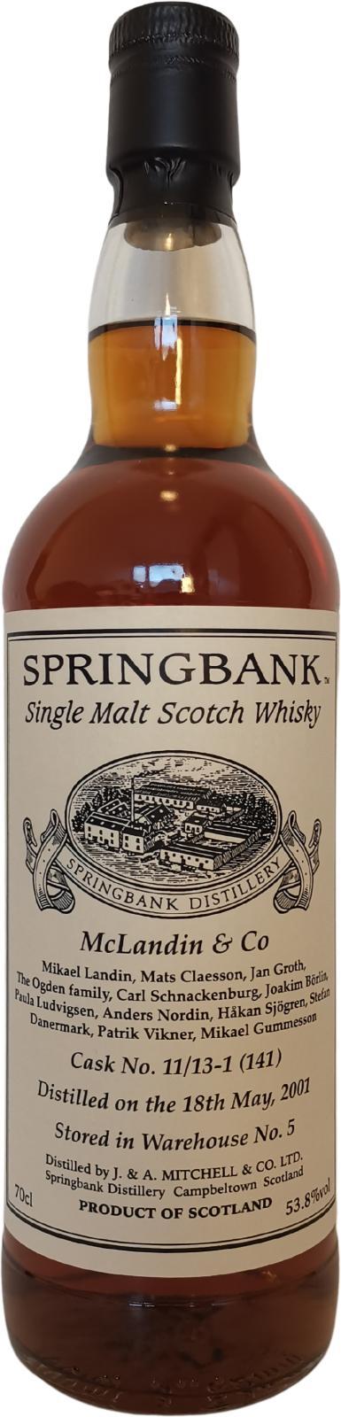 Springbank 2001 Private Bottling