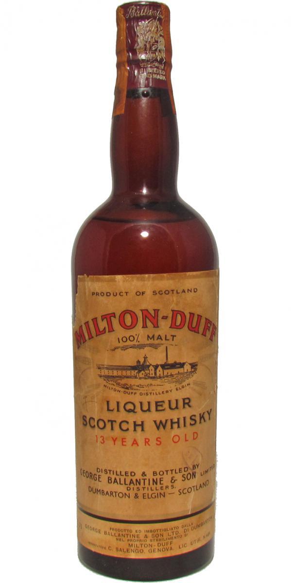 Miltonduff 13-year-old Liqueur Scotch Whisky