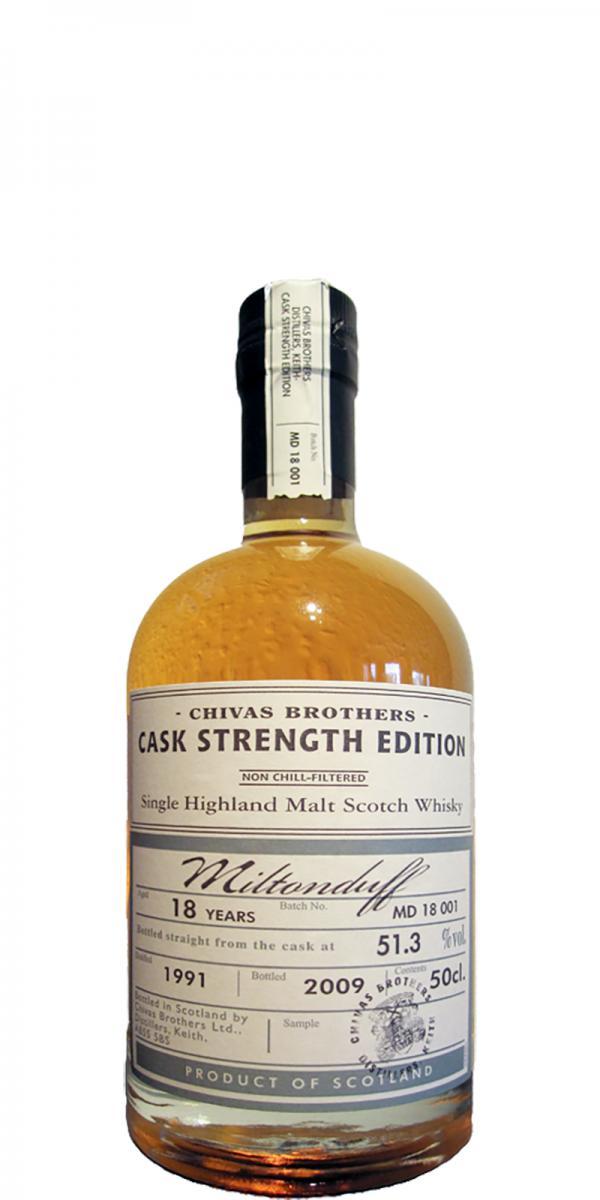 Miltonduff 1991 Chivas Brothers - Cask Strength Edition