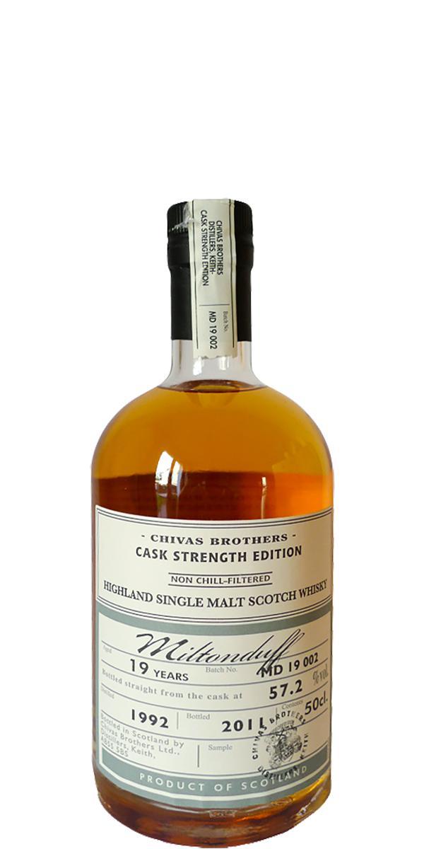 Miltonduff 1992 Chivas Brothers - Cask Strength Edition