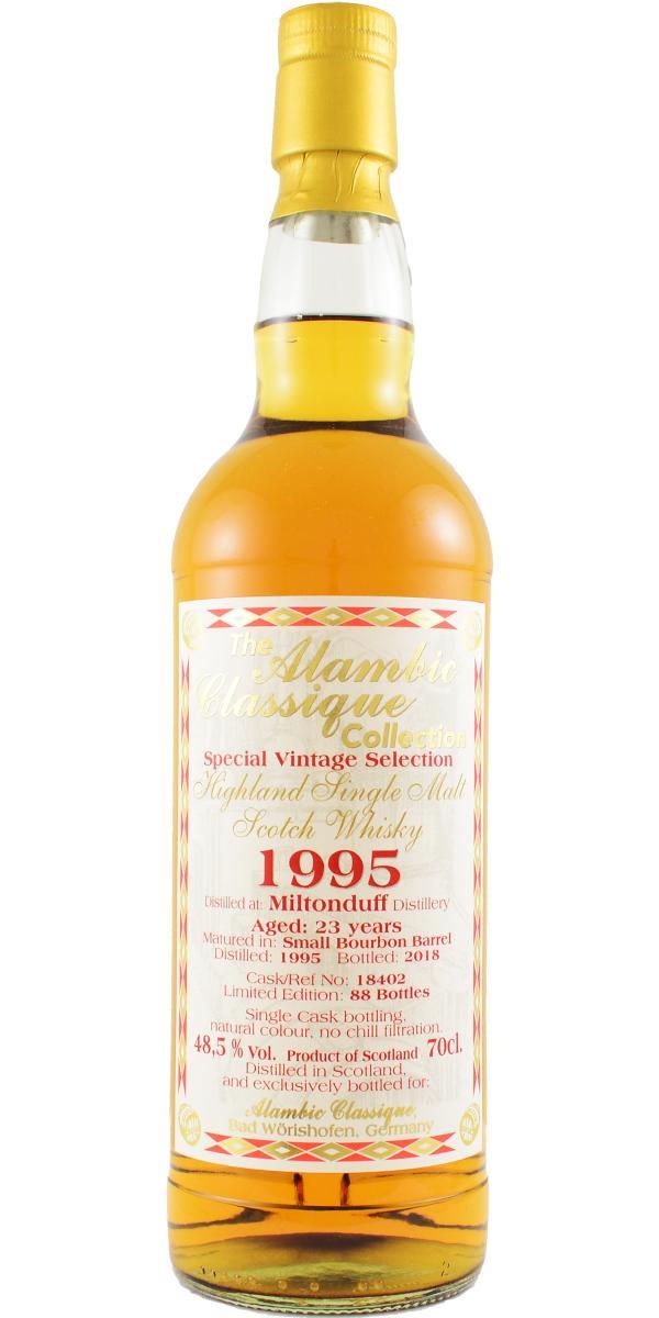 Miltonduff 1995 AC Special Vintage Selection