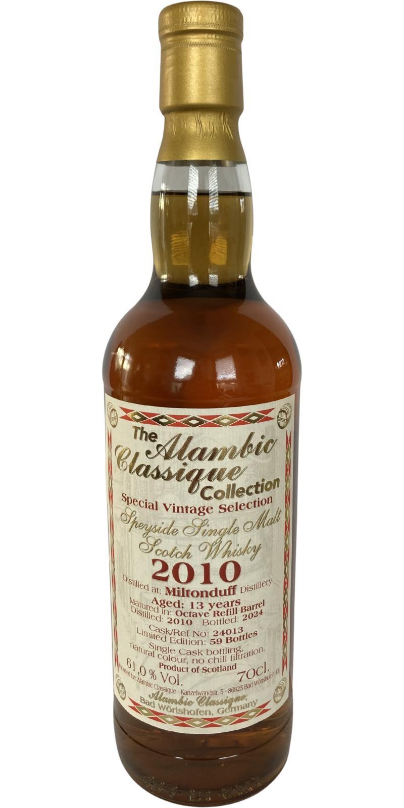 Miltonduff 2010 AC Special Vintage Selection