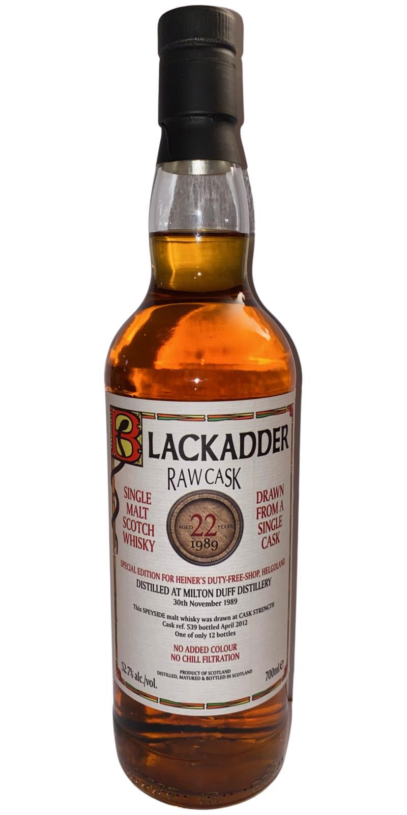 Miltonduff 1989 BA Raw Cask