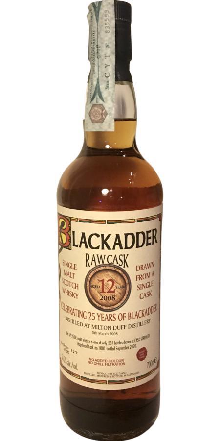Miltonduff 2008 BA Raw Cask