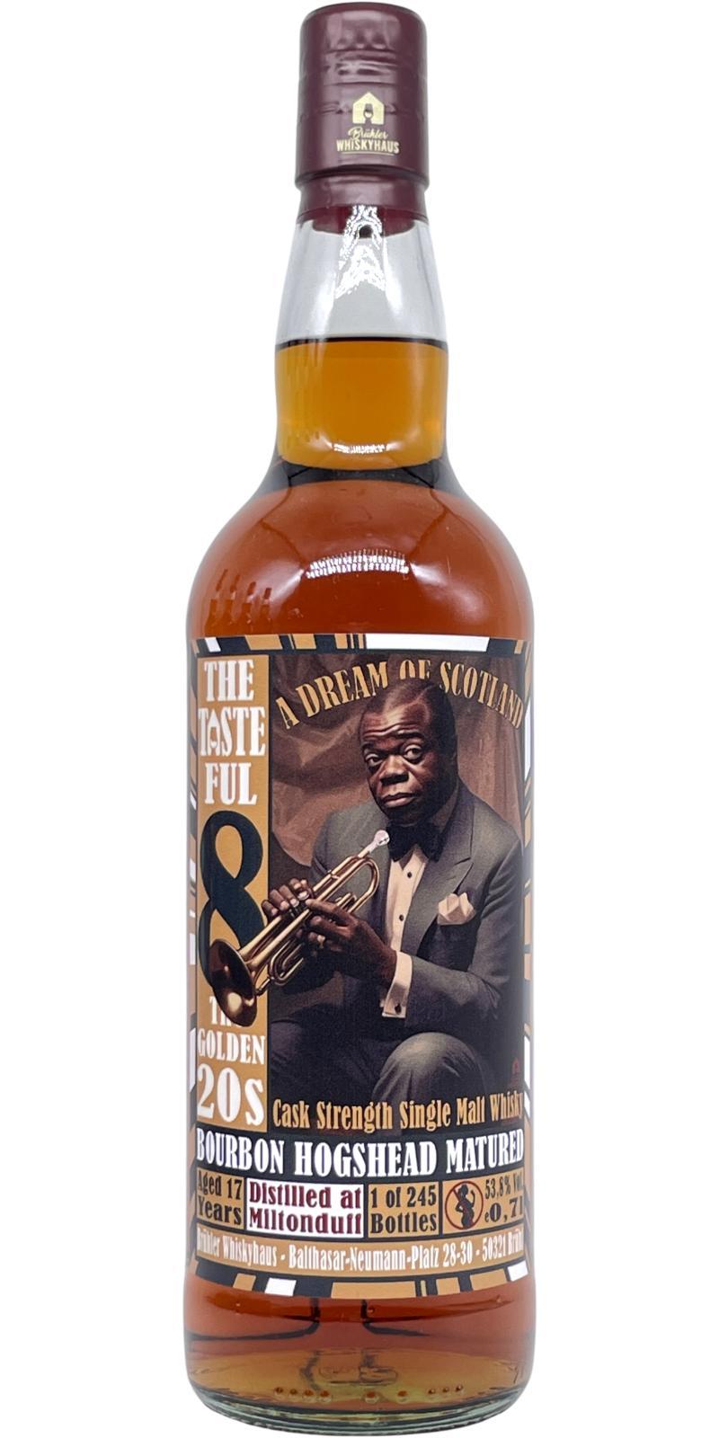 Miltonduff 17-year-old BW A Dream of Scotland - The Tasteful 8