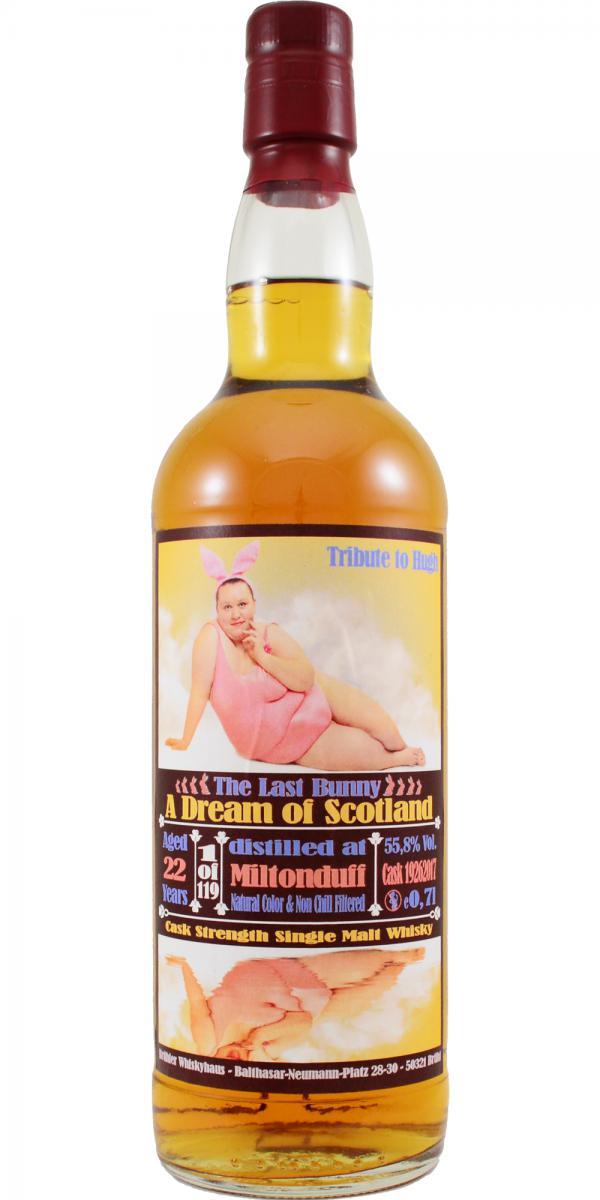 Miltonduff 22-year-old BW - The Last Bunny A Dream of Scotland