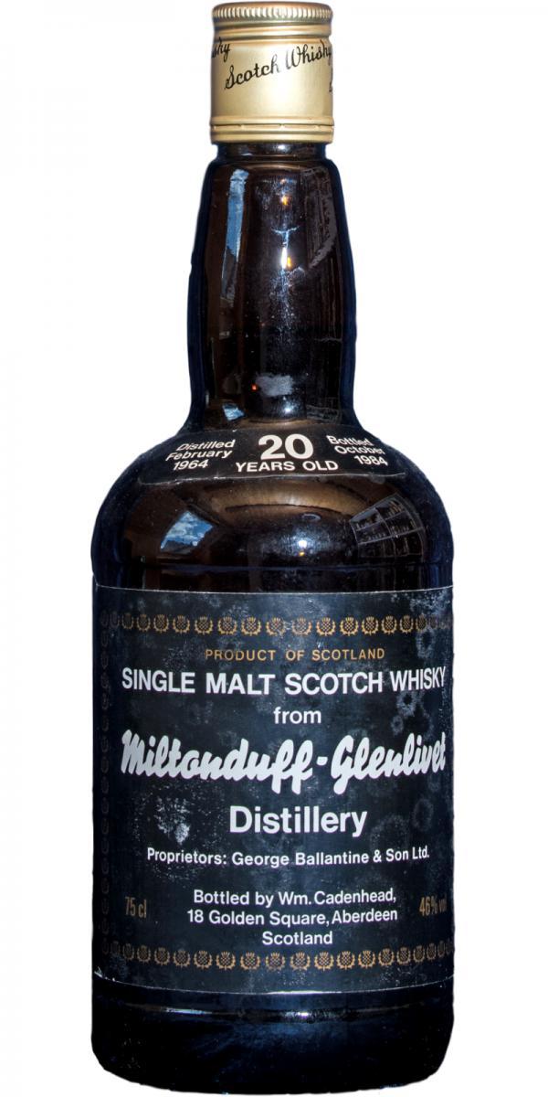 Miltonduff 1964 CA Dumpy Bottle