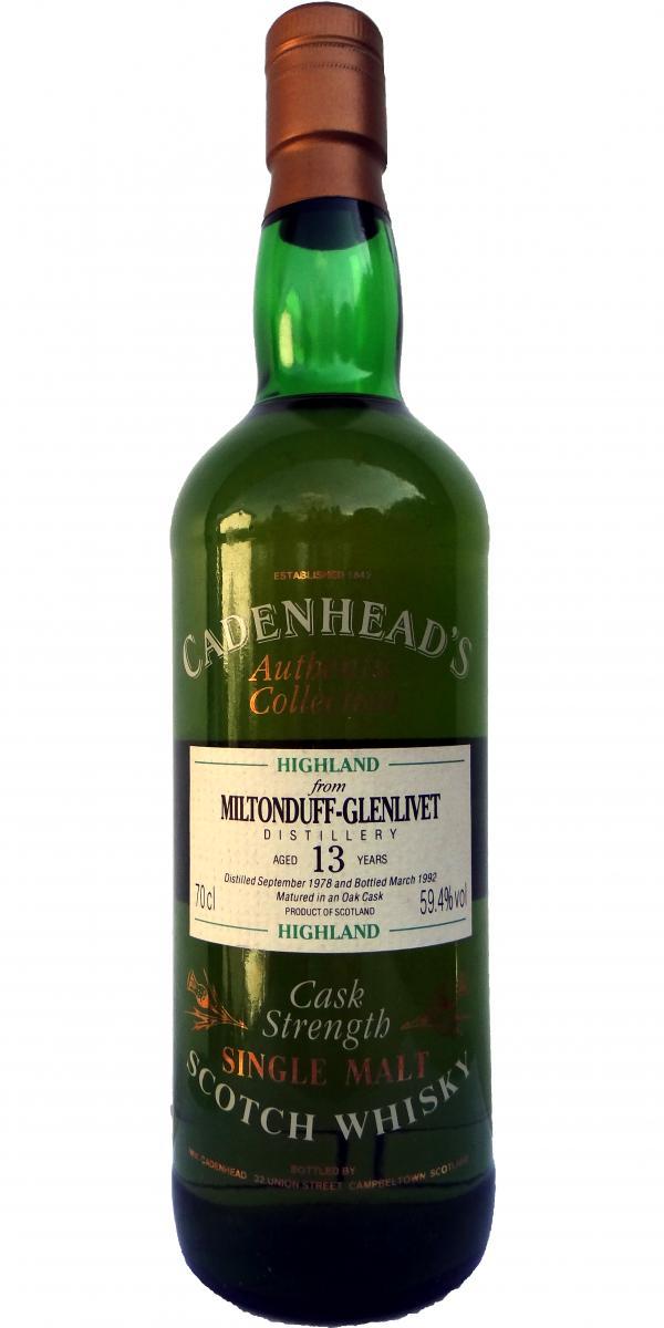 Miltonduff 1978 CA Authentic Collection