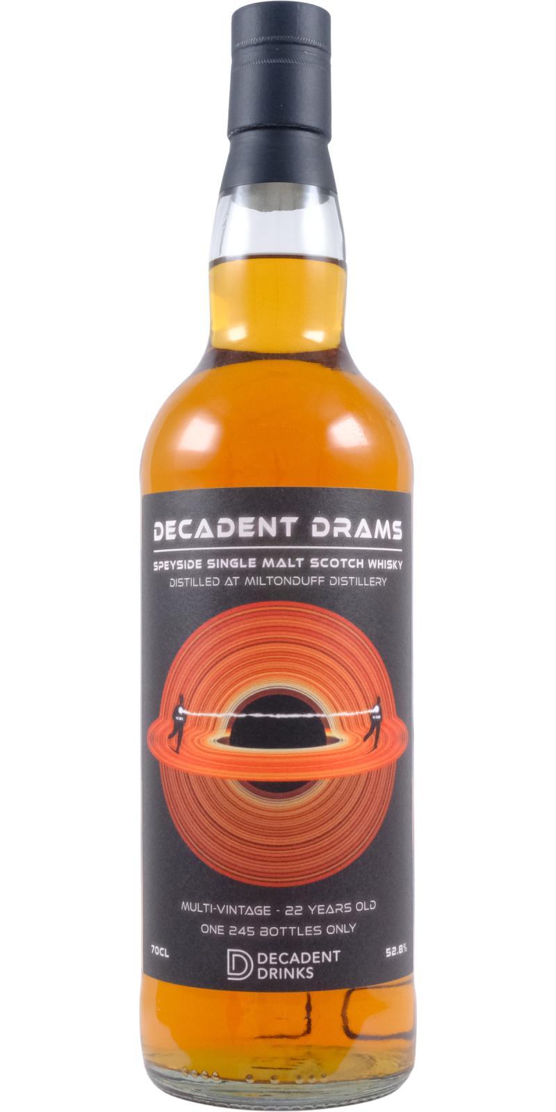 Miltonduff 22-year-old DeDr Decadent Drams