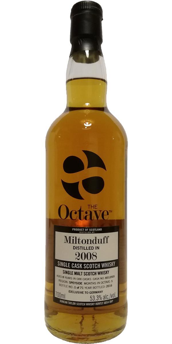 Miltonduff 2008 DT The Octave