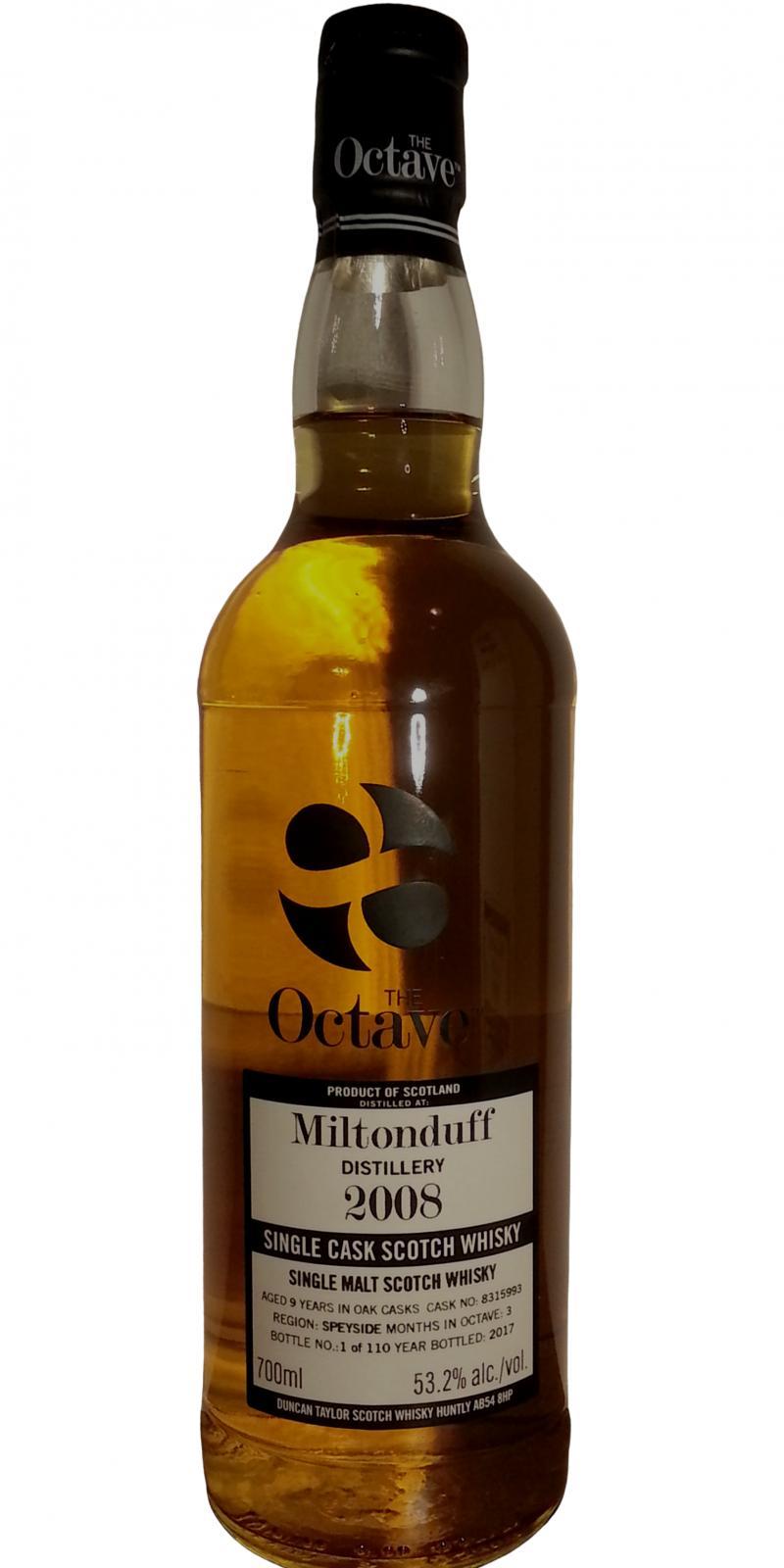 Miltonduff 2008 DT The Octave