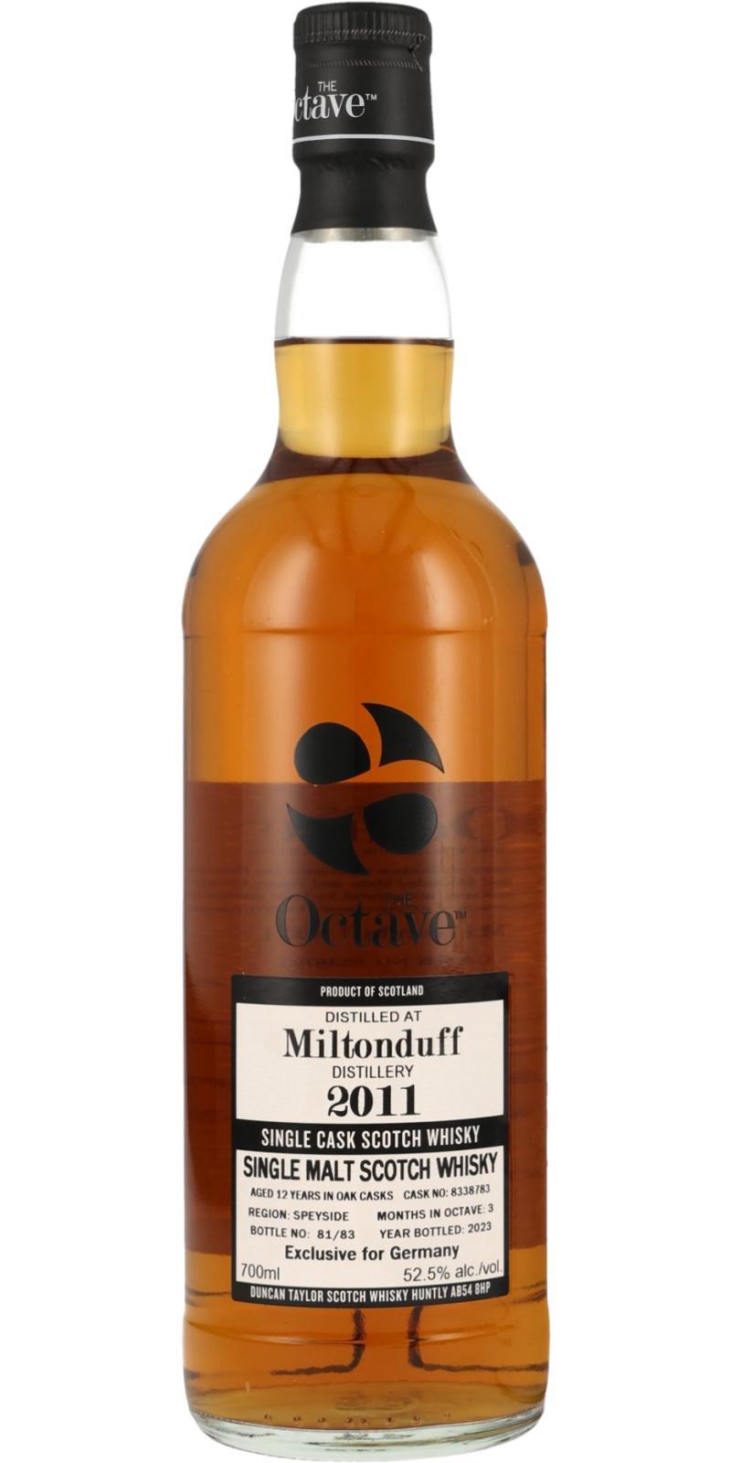 Miltonduff 2011 DT The Octave