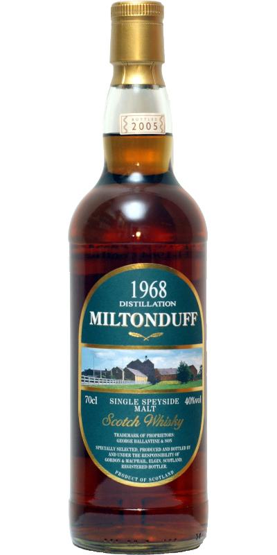 Miltonduff 1968 GM Rare Vintage