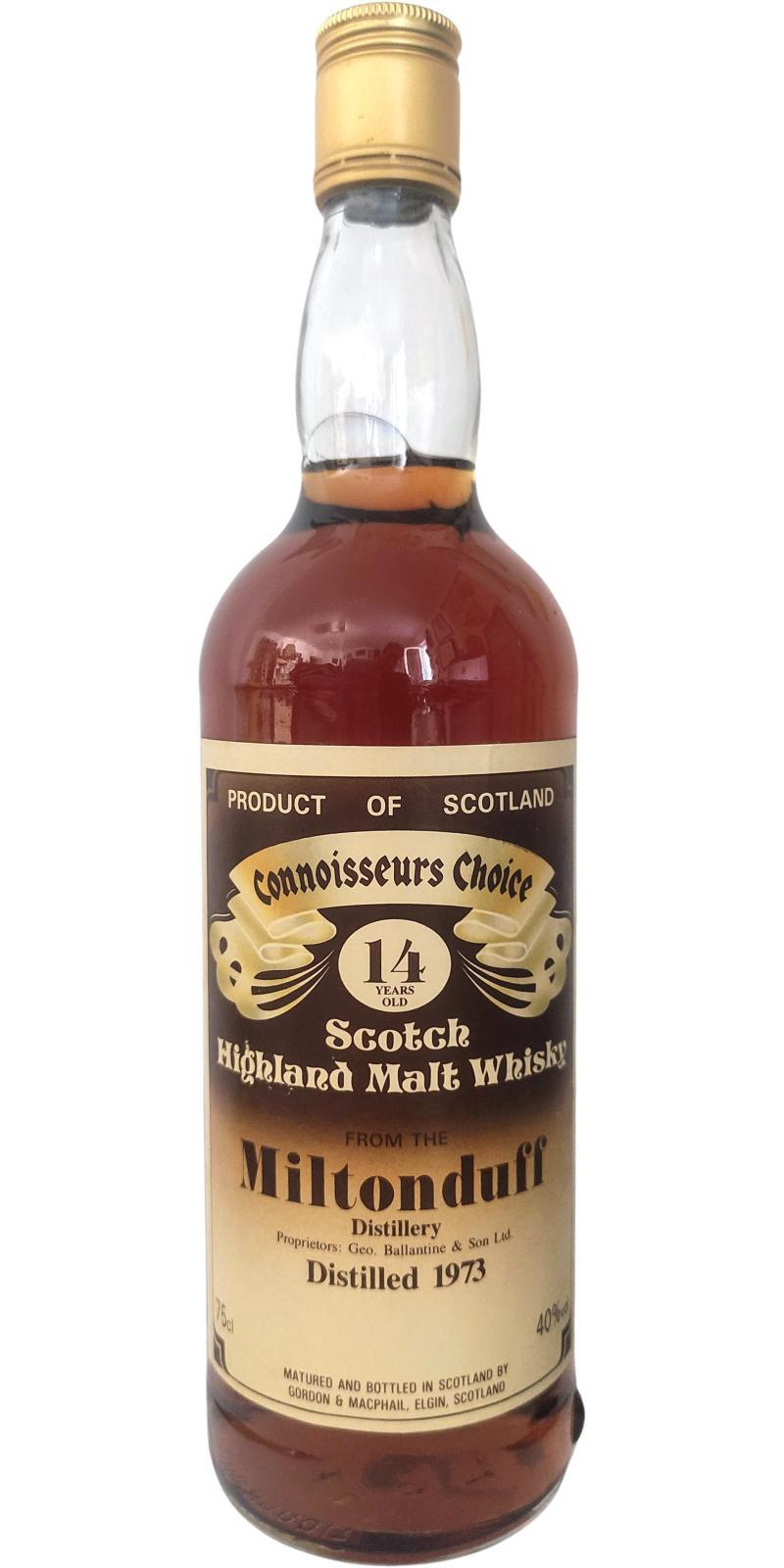 Miltonduff 1973 GM Connoisseurs Choice