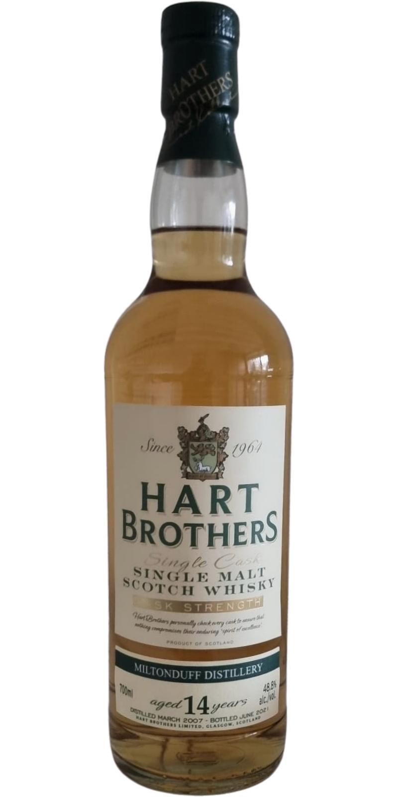 Miltonduff 2007 HB Single Cask - Cask Strength