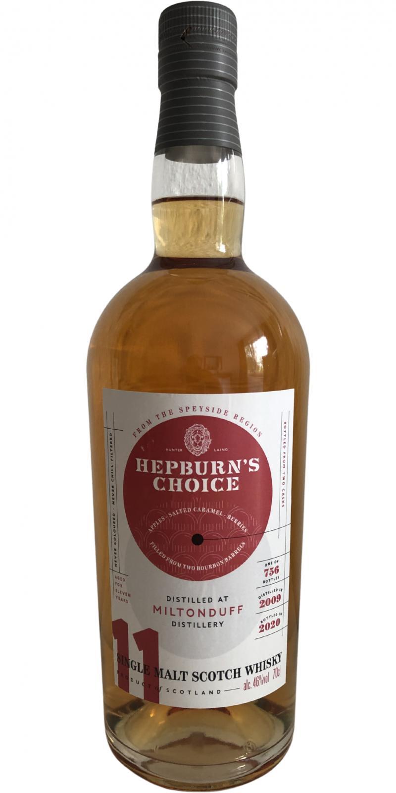 Miltonduff 2009 HL Hepburn's Choice