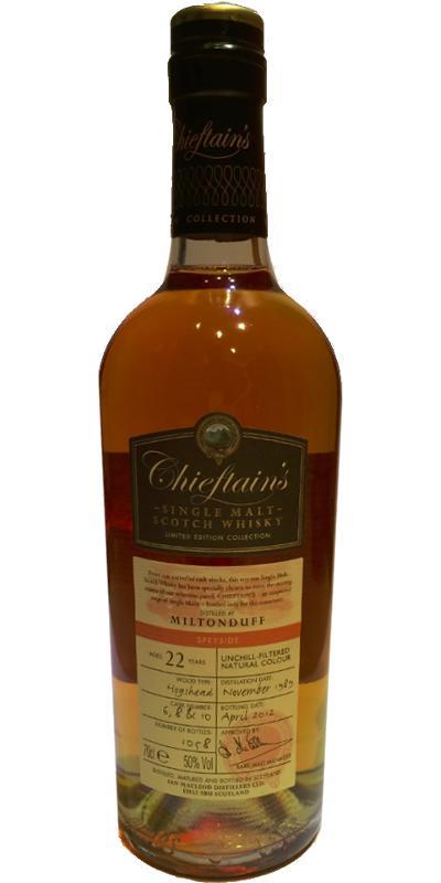 Miltonduff 1989 IM Chieftain's