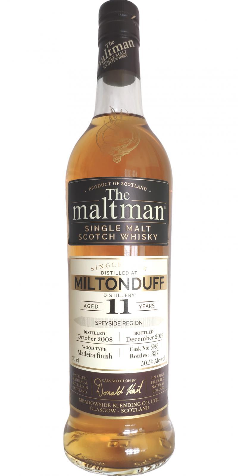 Miltonduff 2008 MBl The Maltman