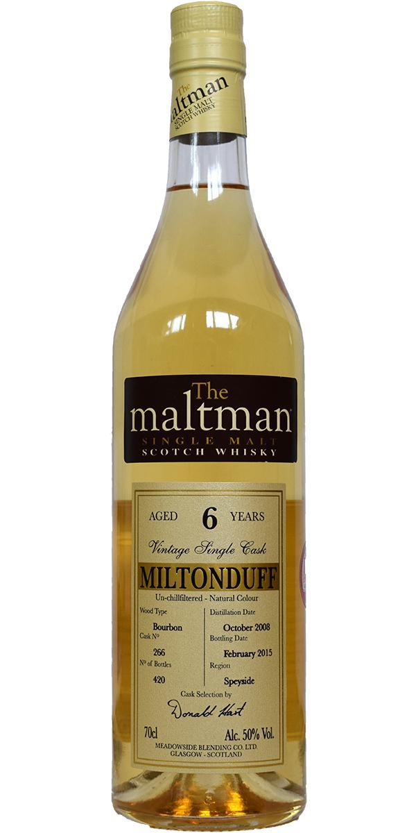 Miltonduff 2008 MBl The Maltman