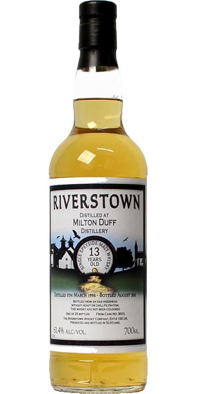 Miltonduff 1998 RT Single Cask