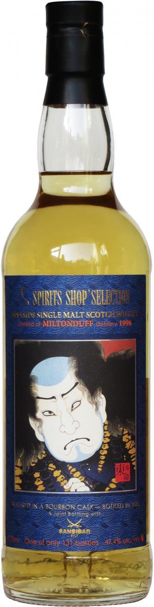 Miltonduff 1996 Sb Spirits Shop' Selection