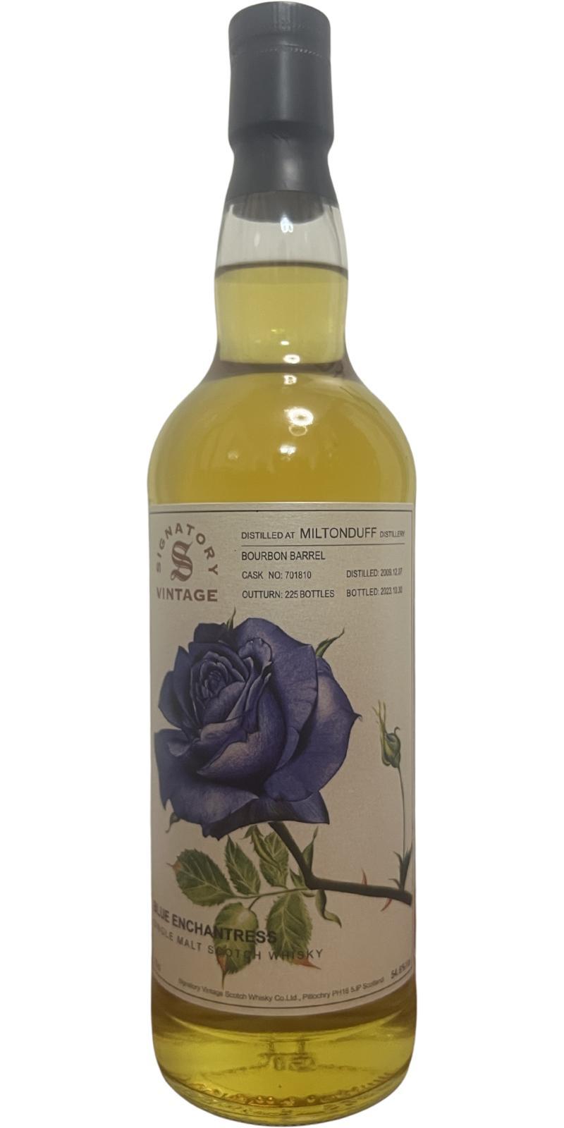 Miltonduff 2009 SV Blue Enchantress