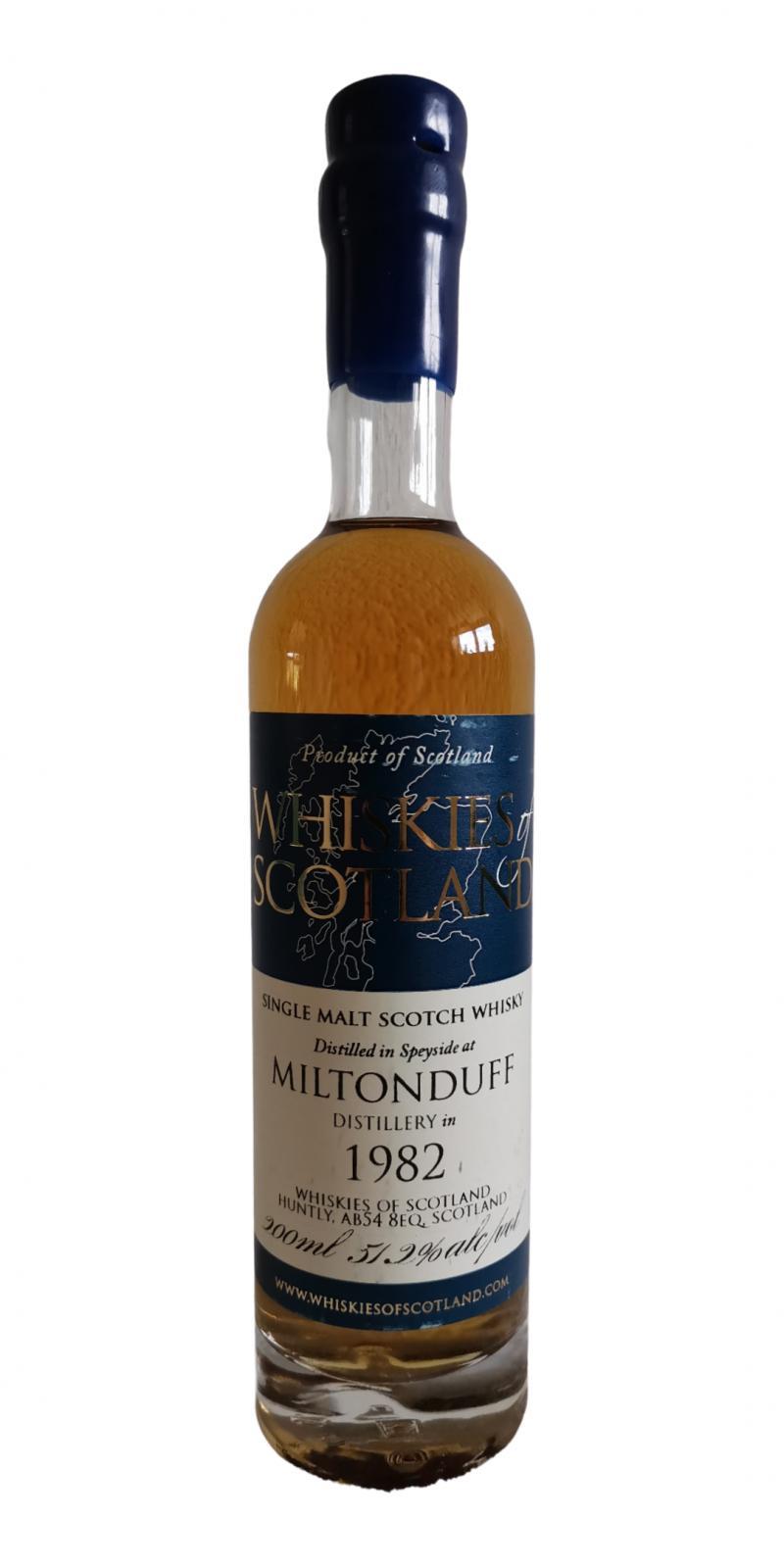 Miltonduff 1982 SMD Whiskies of Scotland
