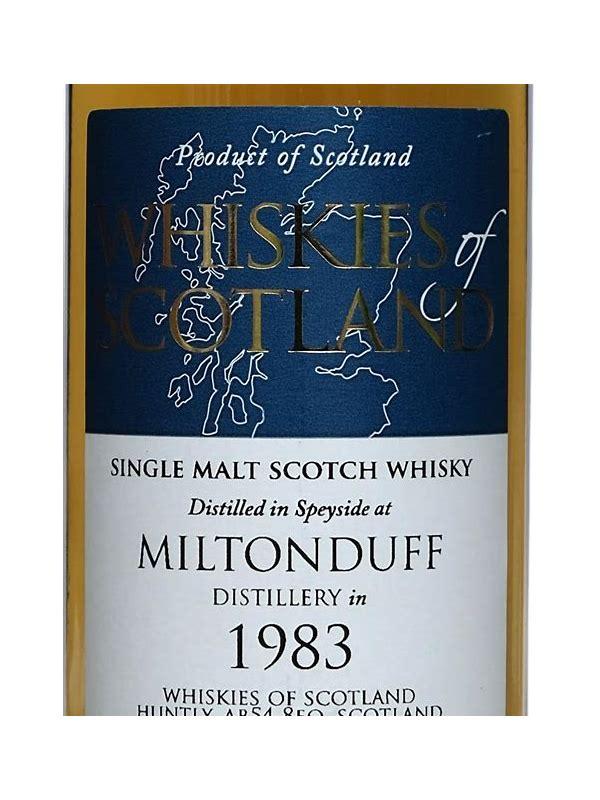 Miltonduff 1983 SMD Whiskies of Scotland