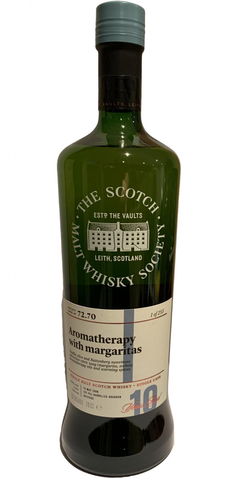 Miltonduff 2008 SMWS 72.70 Aromatherapy with margaritas
