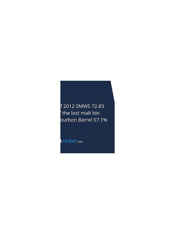 Miltonduff 2012 SMWS 72.83 Raiders of the lost malt bin