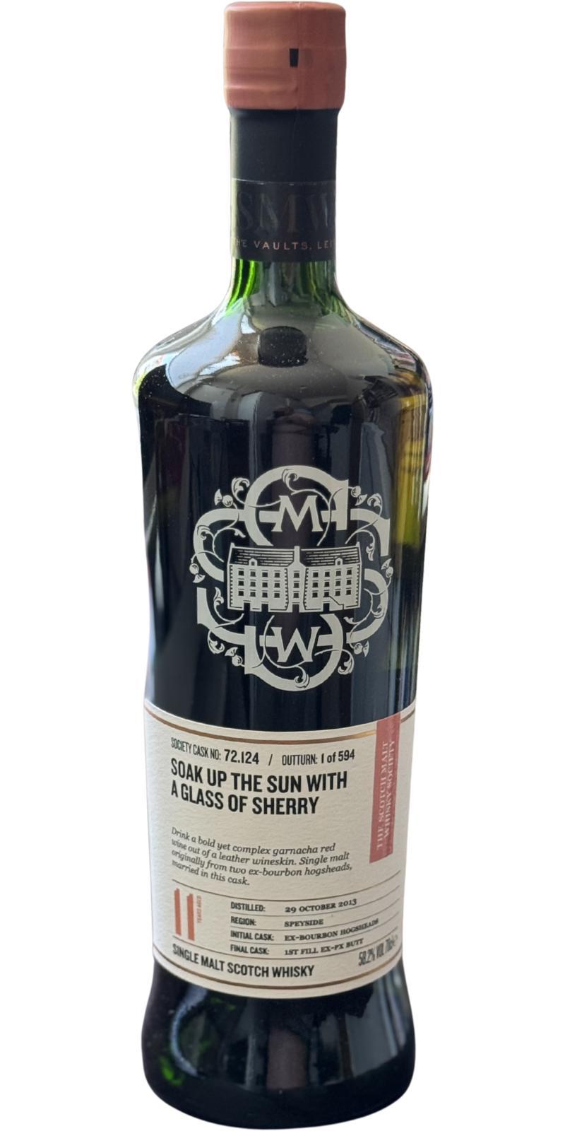 Miltonduff 2013 SMWS 72.124 Soak up the sun with a glass of Sherry / Soak up the Andalusian sun