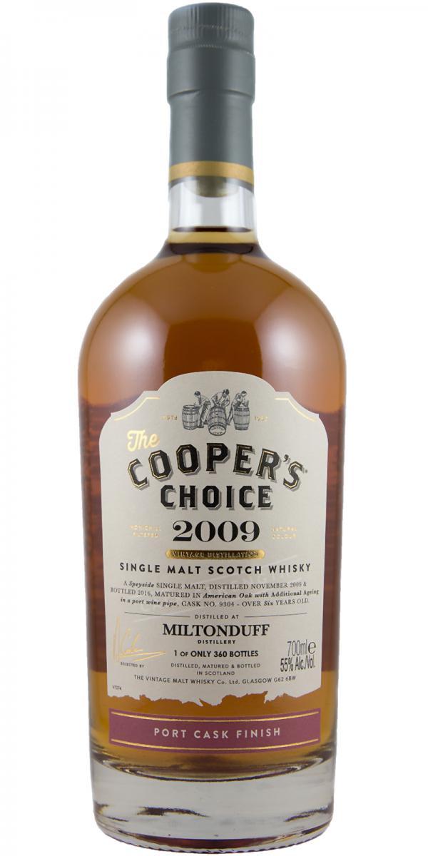 Miltonduff 2009 VM The Cooper's Choice
