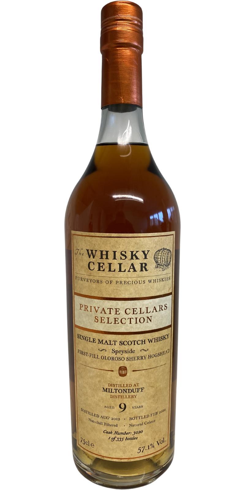 Miltonduff 2012 TWCe Private Cellars Selection