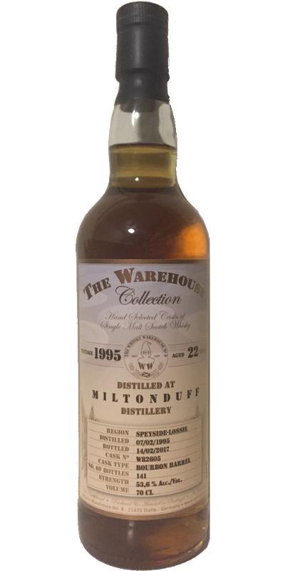 Miltonduff 1995 WW8 The Warehouse Collection