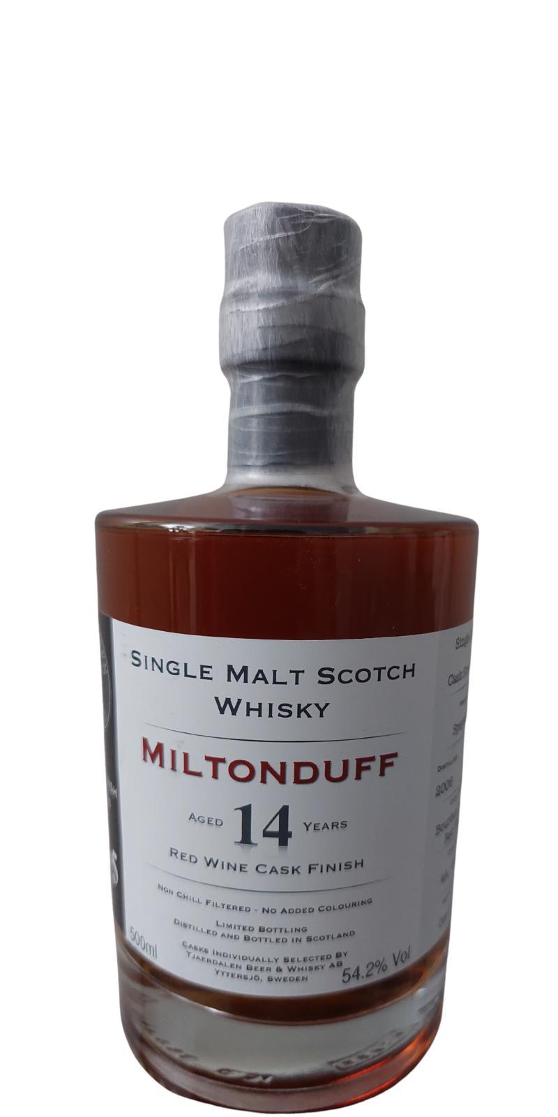 Miltonduff 2006 Td Cask Finish Series No 5