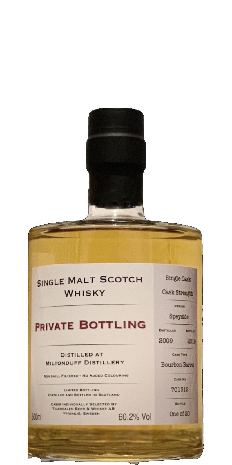 Miltonduff 2009 Td Rare Cask Series no 11
