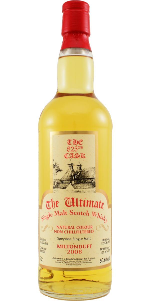 Miltonduff 2008 vW The Ultimate - Cask Strength