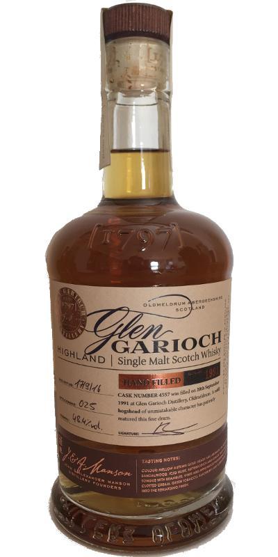 Glen Garioch 1991 Hand filled at the distillery