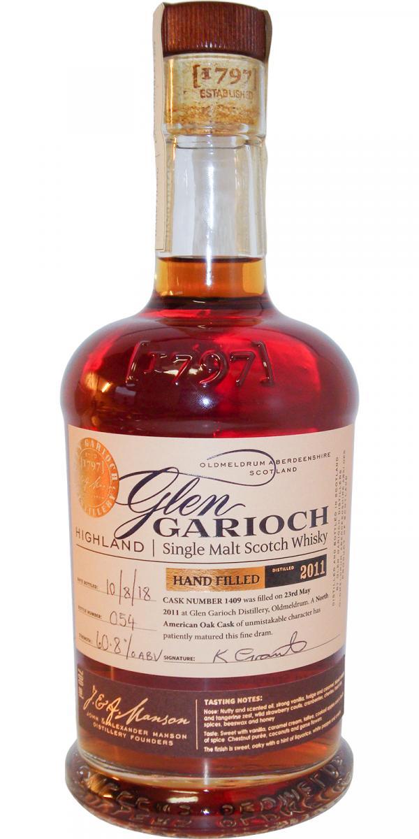 Glen Garioch 2011 Hand filled at the distillery