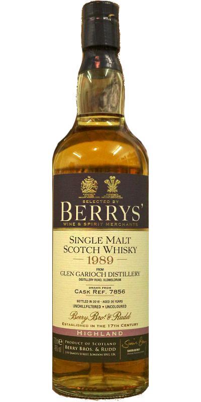 Glen Garioch 1989 BR Berrys'