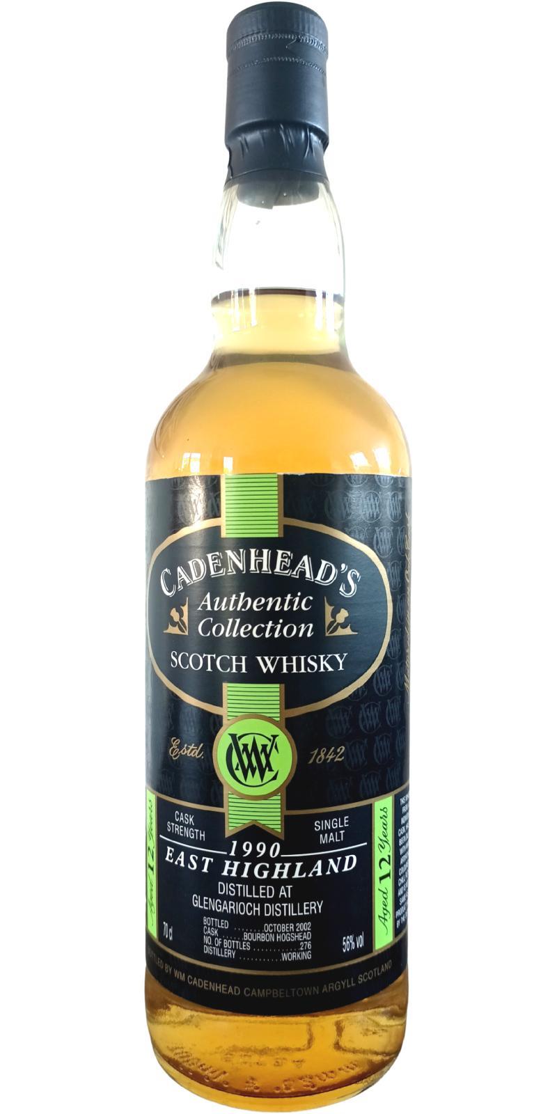 Glen Garioch 1990 CA Authentic Collection