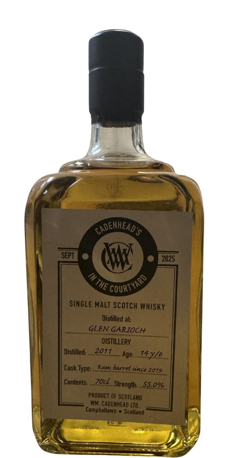 Glen Garioch 2011 CA Cadenhead’s in the Courtyard