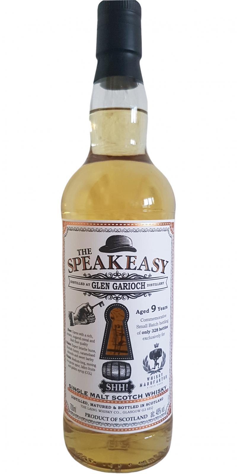 Glen Garioch 09-year-old DL The Speakeasy